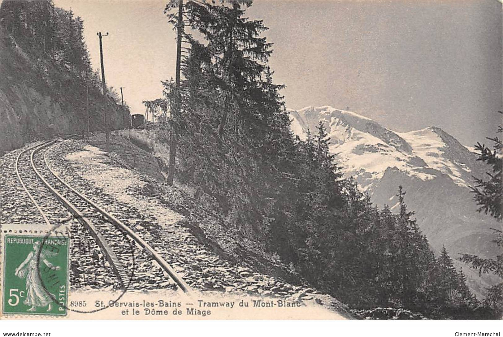 SAINT GERVAIS LES BAINS - Tramway Du Mont Blanc Et Le Dôme De Miage - Très Bon état - Saint-Gervais-les-Bains