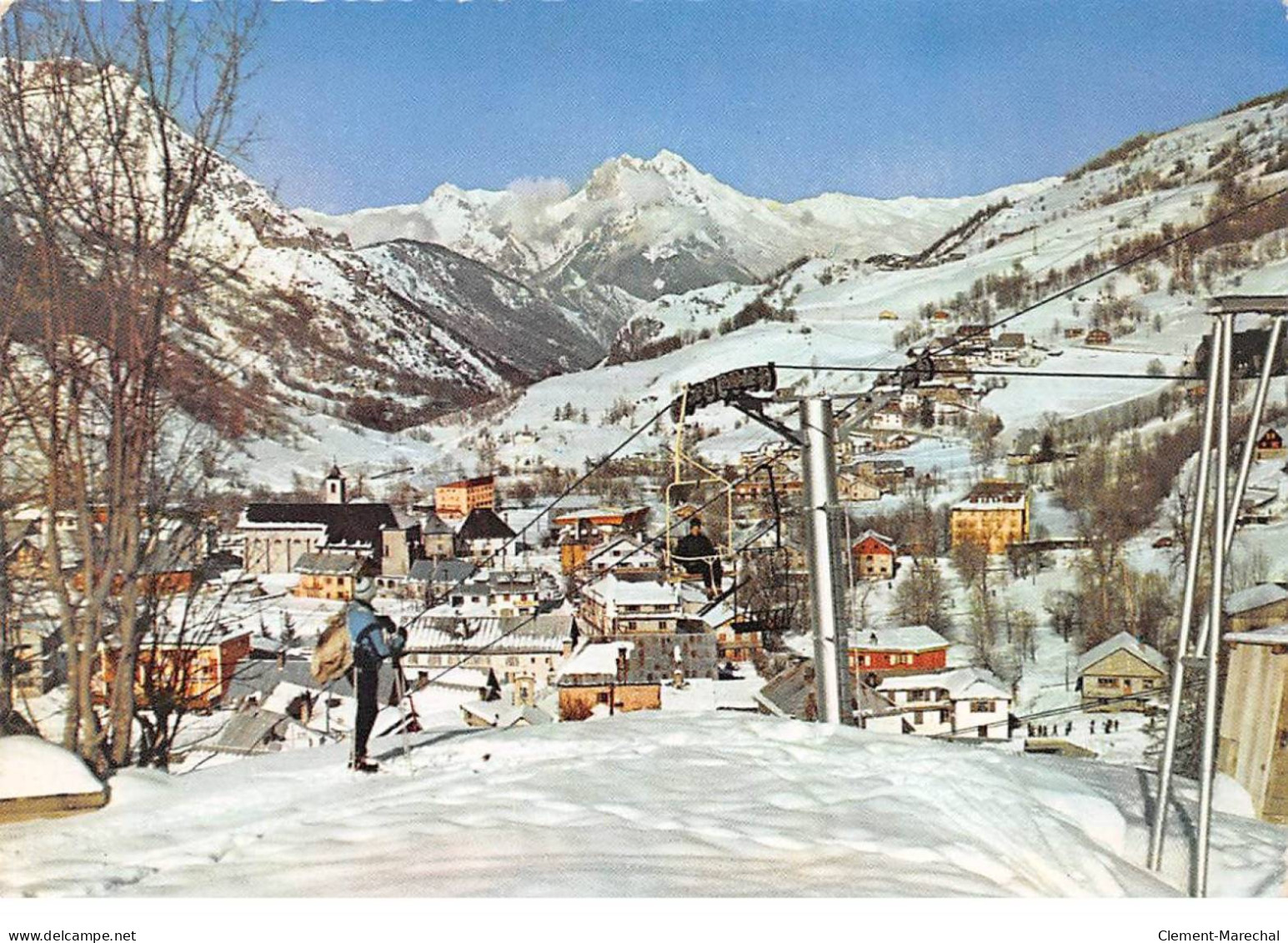 VALLOIRE GALIBIER - Vue Partielle De La Station Et Le Télésiège De La Sétaz - Très Bon état - Autres & Non Classés