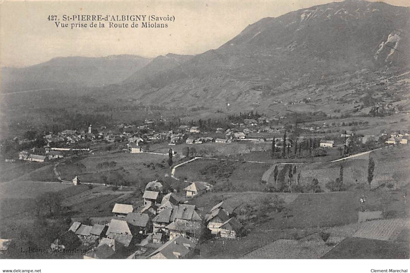 SAINT PIERRE D'ALBIGNY - Vue Prise De La Route De Miolans - Très Bon état - Andere & Zonder Classificatie