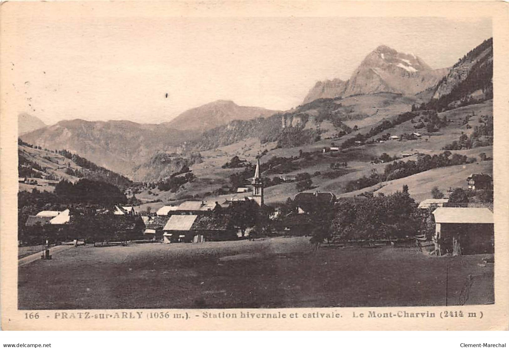 PRATZ SUR ARLY - Le Mont Charvin - état - Autres & Non Classés