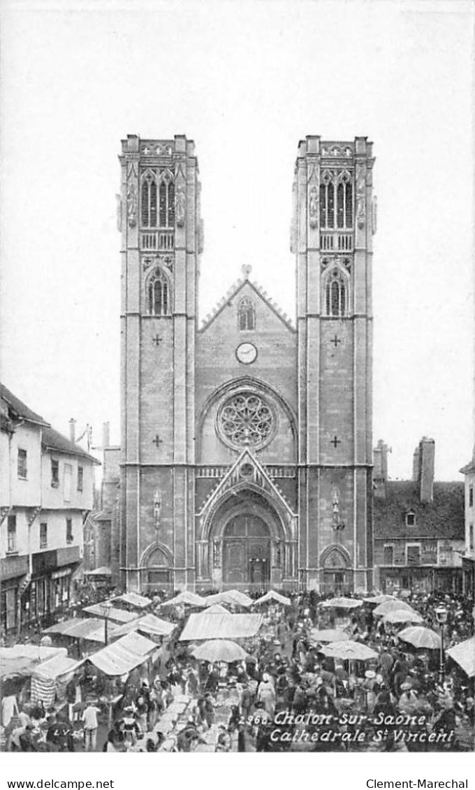 CHALON SUR SAONE - Cathédrale Saint Vincent - Très Bon état - Chalon Sur Saone