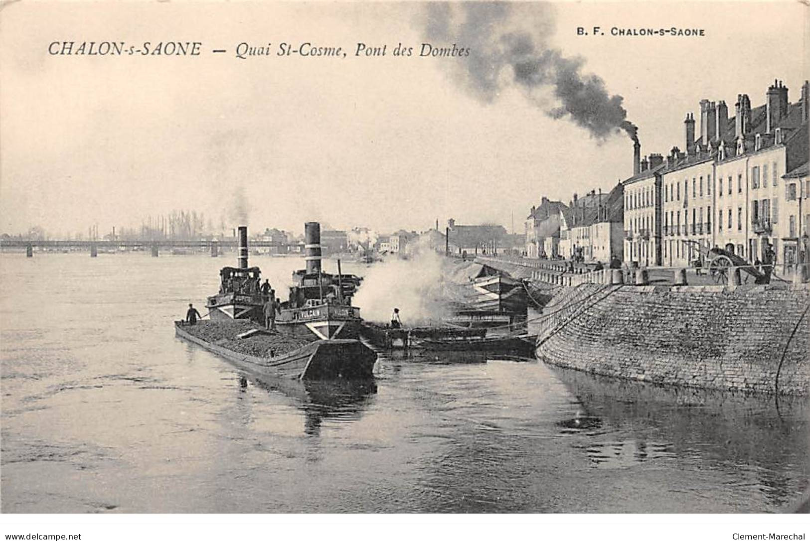 CHALON SUR SAONE - Quai Saint Cosme - Pont Des Dombes - Très Bon état - Chalon Sur Saone