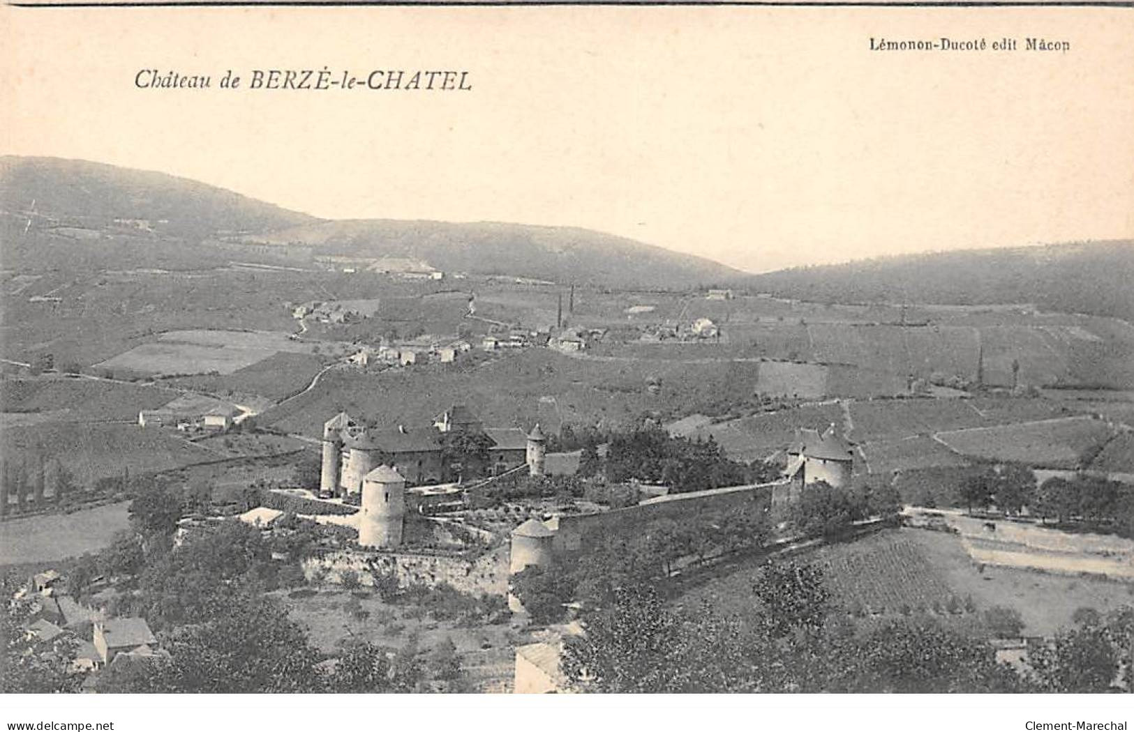 Château De BERZE LE CHATEL - Très Bon état - Autres & Non Classés