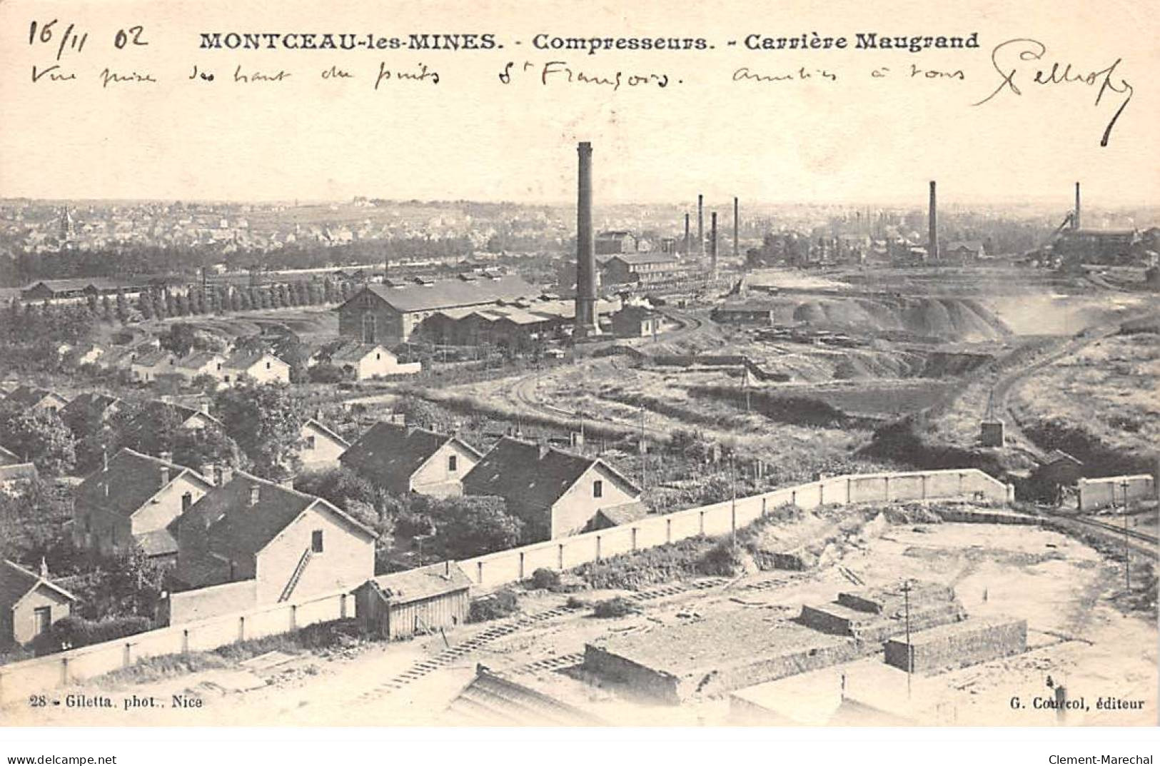 MONTCEAU LES MINES - Compresseurs - Carrière Maugrand - Très Bon état - Montceau Les Mines