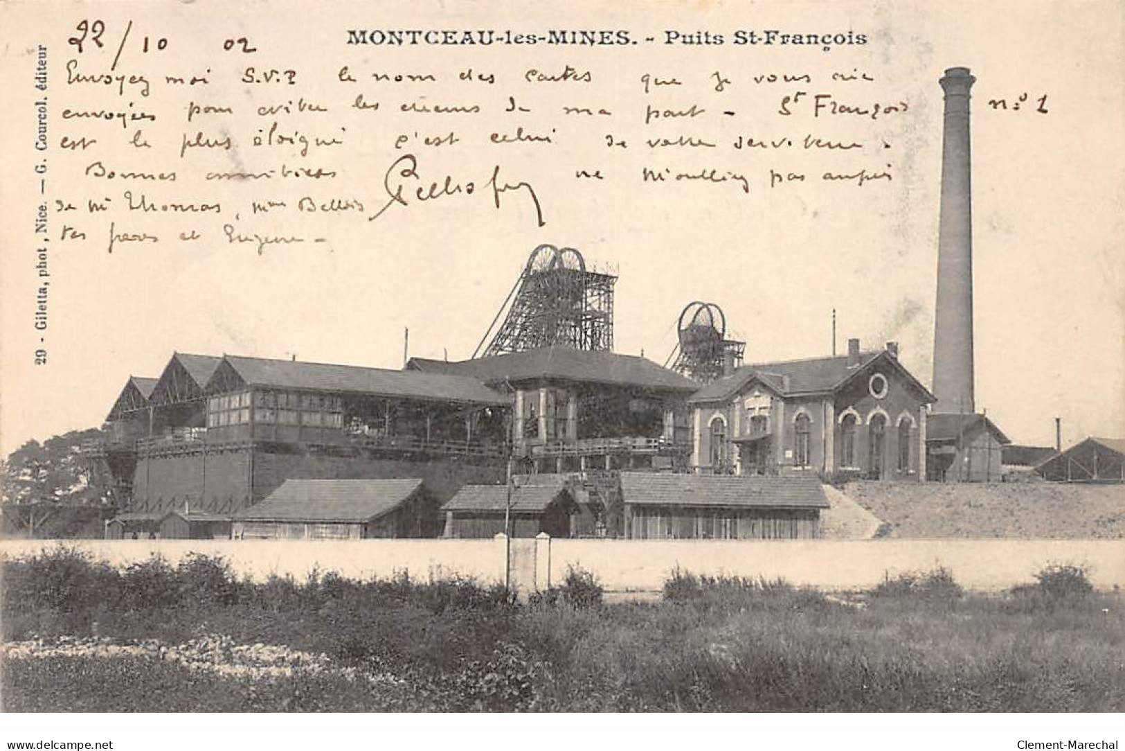 MONTCEAU LES MINES - Puits Saint François - Très Bon état - Montceau Les Mines