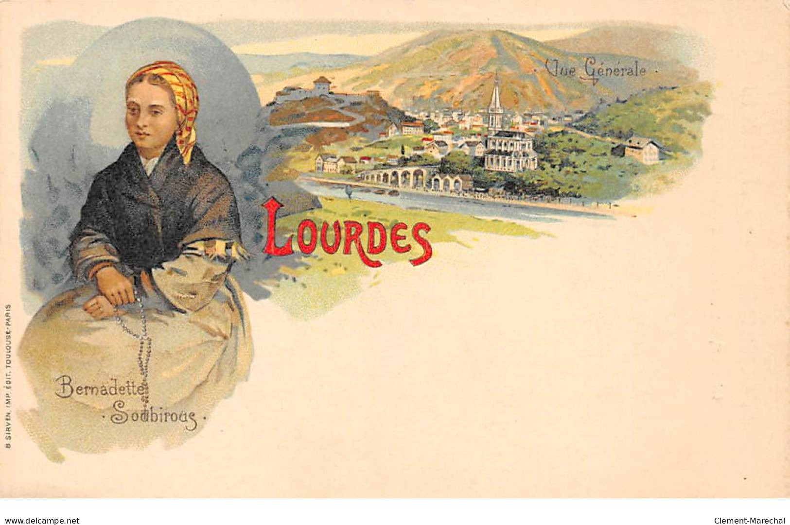 LOURDES - Bernadette Soubirous - Très Bon état - Lourdes