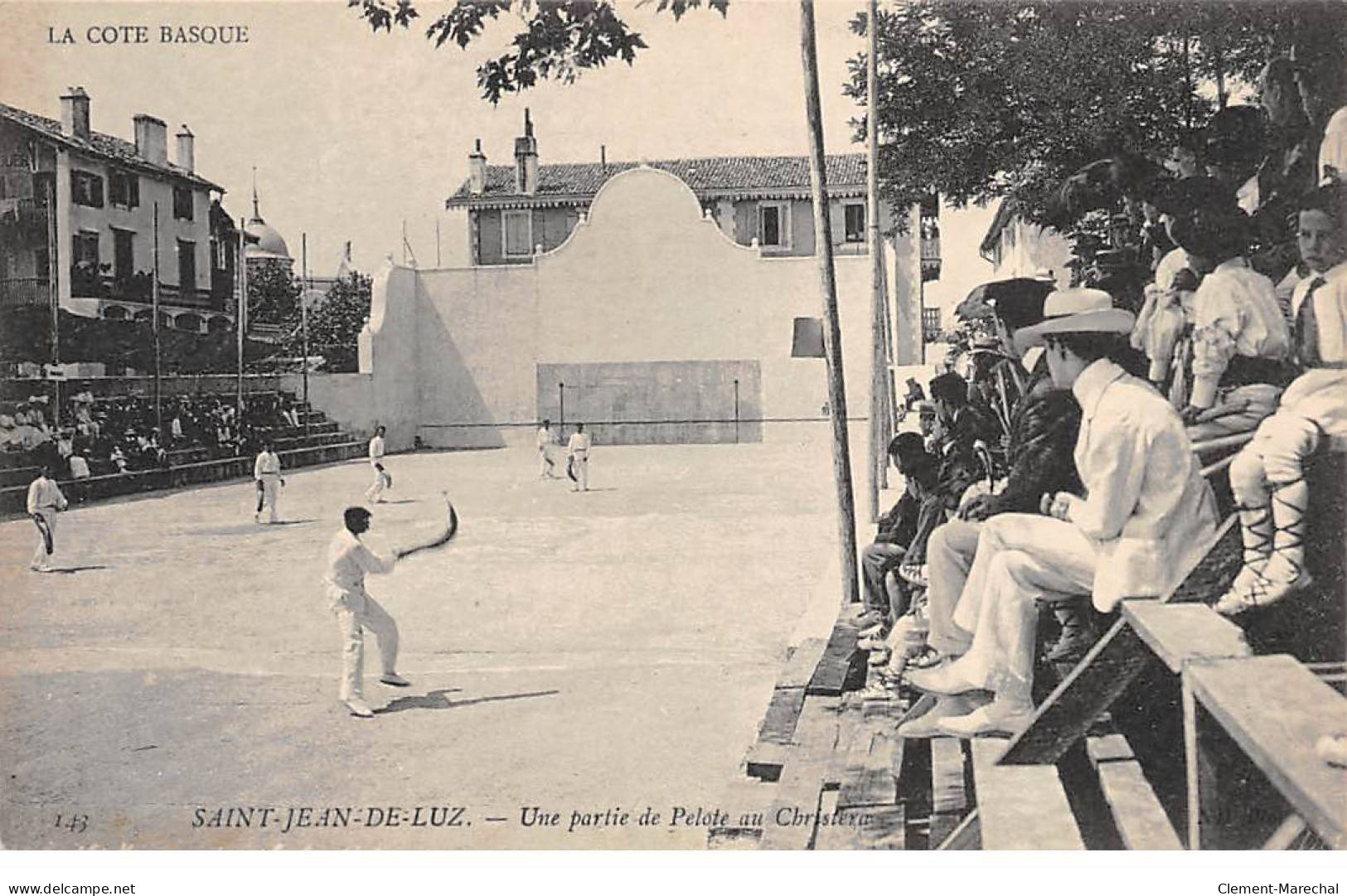 SAINT JEAN DE LUZ - Une Partie De Pelote Au Christera - Très Bon état - Saint Jean De Luz