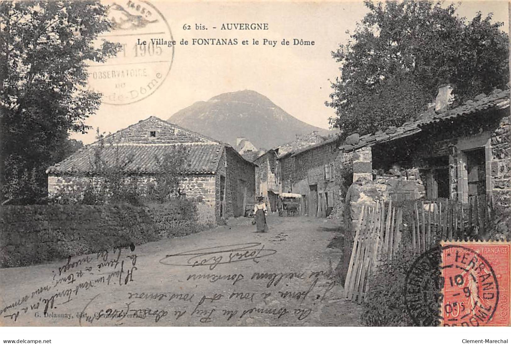 Le Village De FONTANAS Et Le Puy De Dôme - Très Bon état - Other & Unclassified