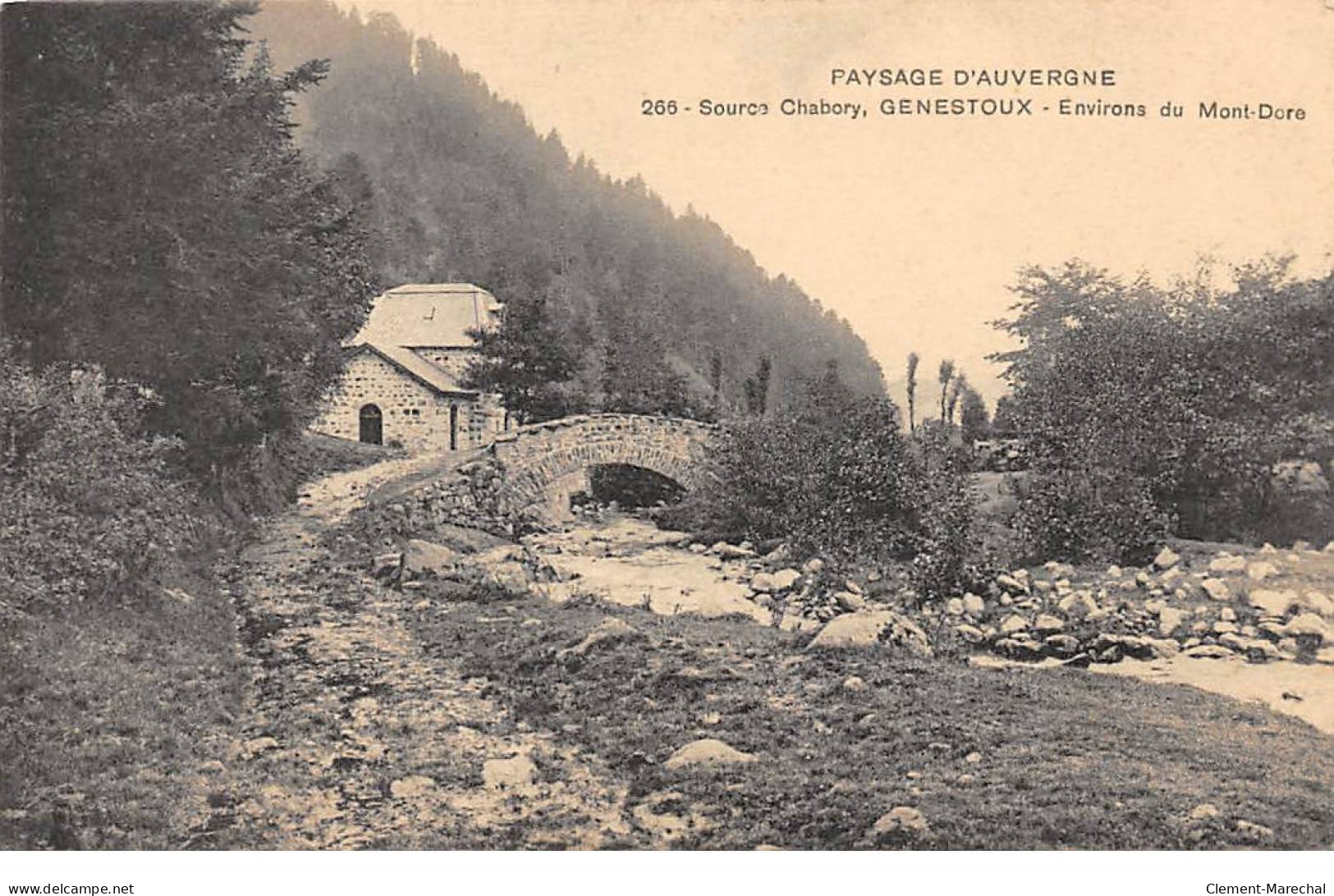 Source Chabory - GENESTOUX - Environs Du Mont Dore - Très Bon état - Other & Unclassified