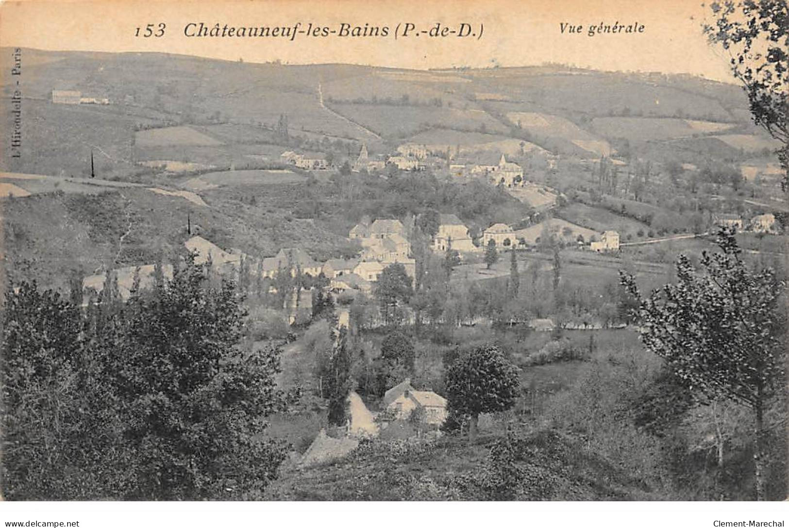 CHATEAUNEUF LES BAINS - Vue Générale - Très Bon état - Other & Unclassified