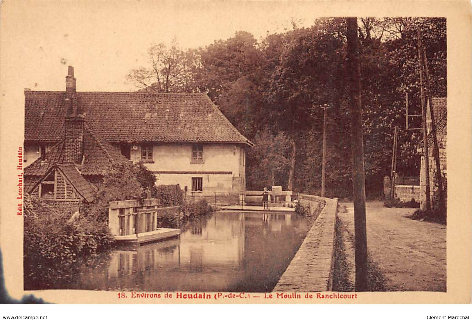 Environs De HOUDAIN - Le Moulin De RANCHICOURT - Très Bon état - Autres & Non Classés