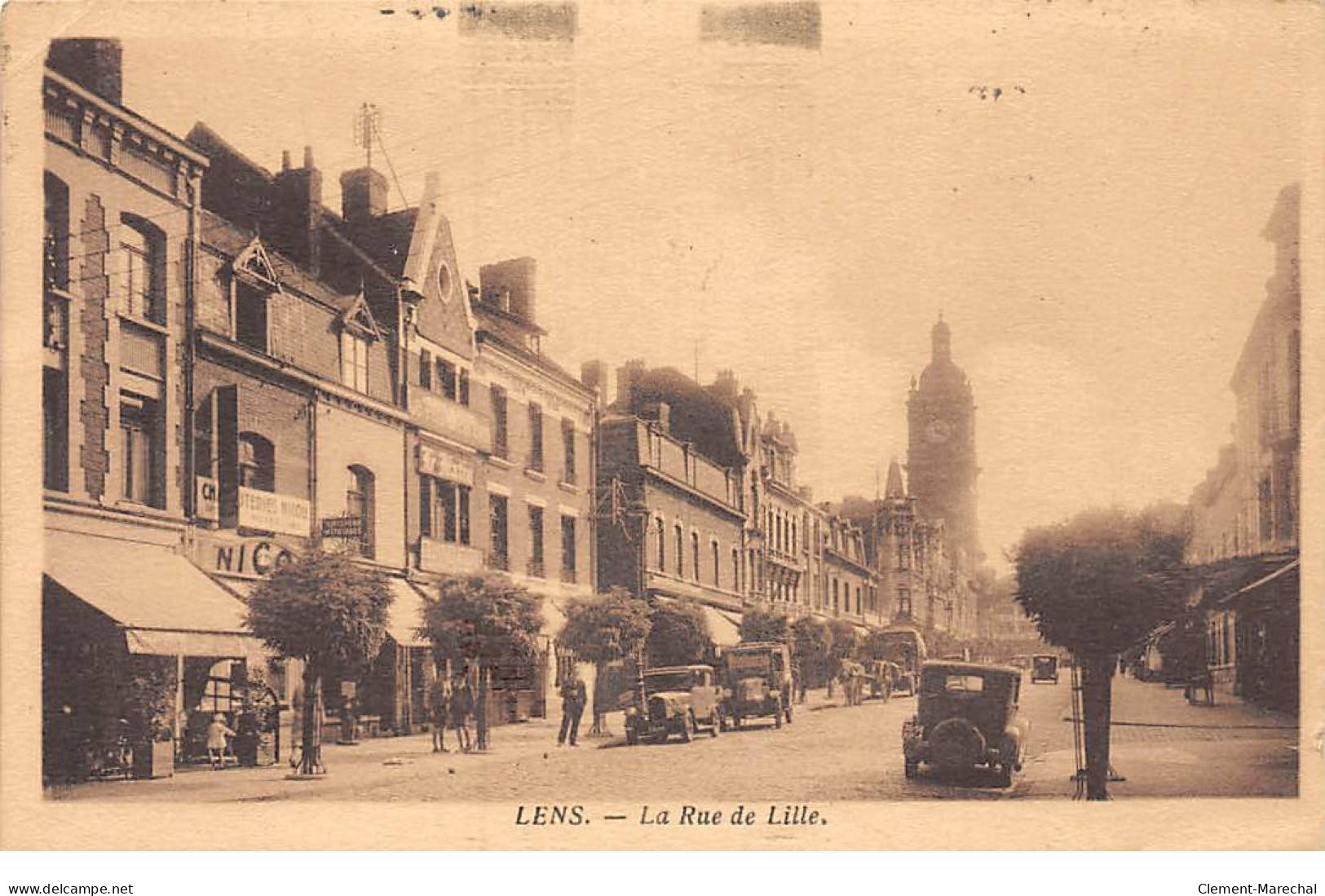 LENS - La Rue De Lille - Très Bon état - Lens