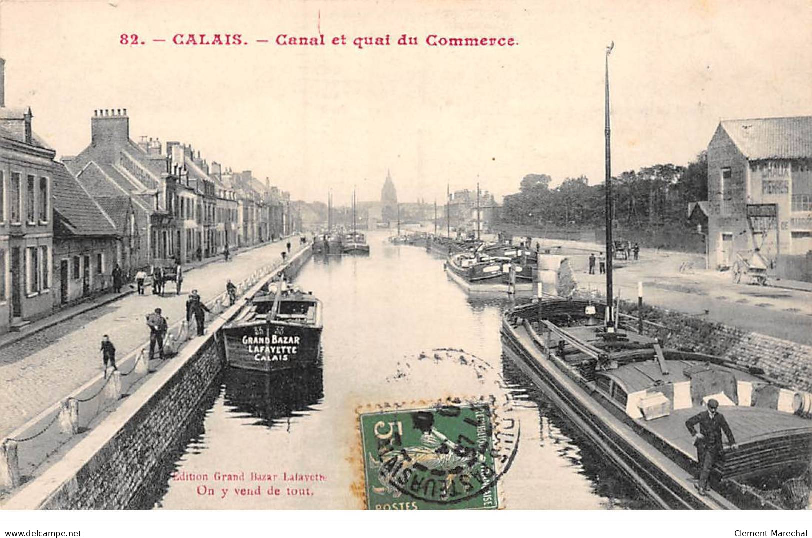 CALAIS - Canal Et Quai Du Commerce - Très Bon état - Calais