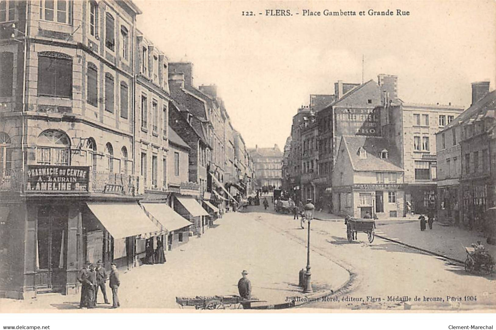 FLERS - Place Gambetta Et Grande Rue - Très Bon état - Flers