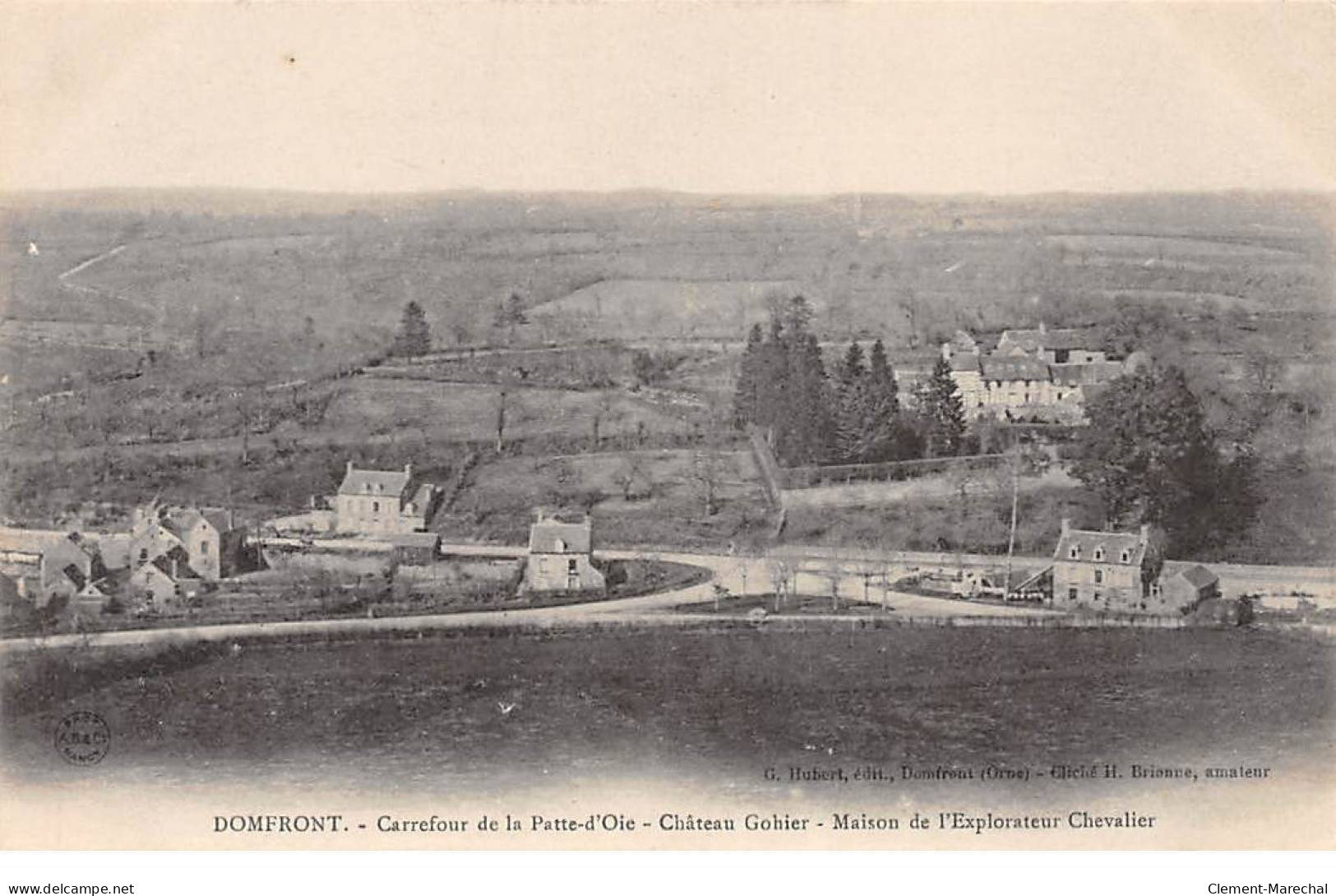 DOMFRONT - Carrefour De La Patte D'Oie - Château Gohier - Très Bon état - Domfront