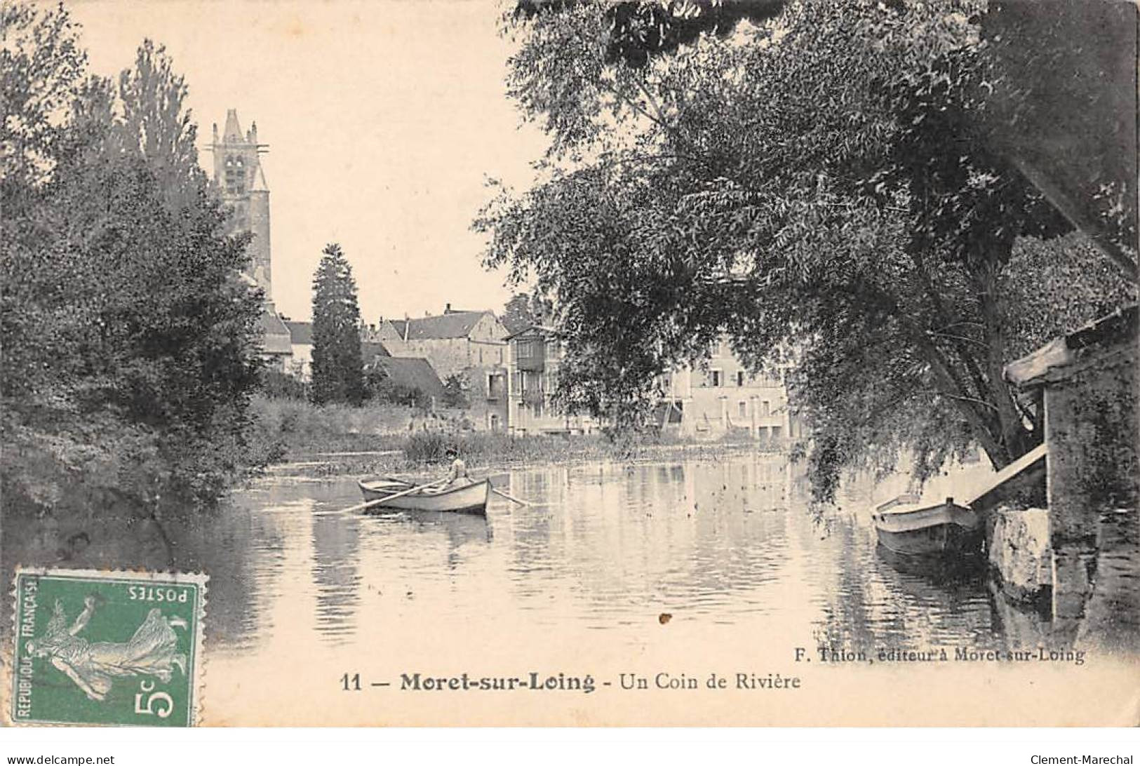 MORET SUR LOING - Un Coin De Rivière - Très Bon état - Moret Sur Loing