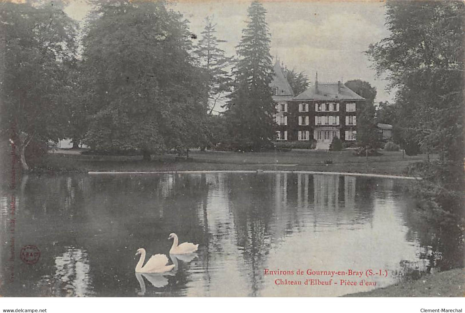 Château D'ELBEUF - Pièce D'eau - Très Bon état - Elbeuf