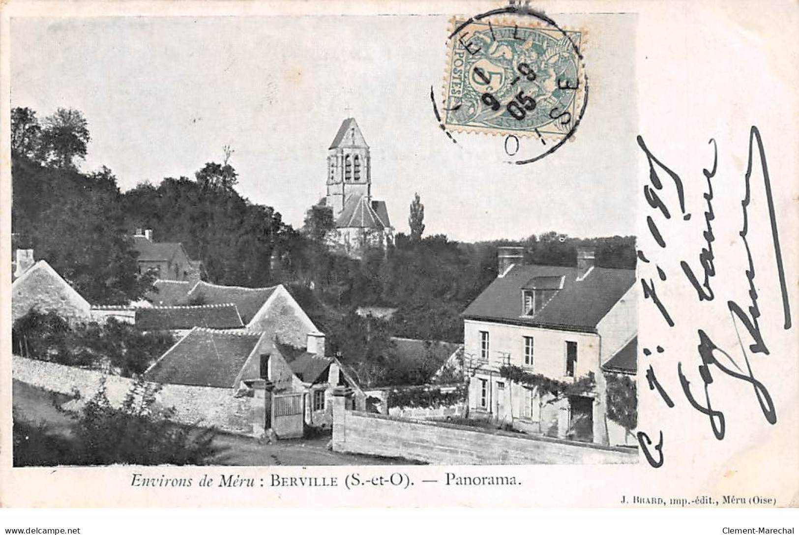 BERVILLE - Panorama - Très Bon état - Other & Unclassified