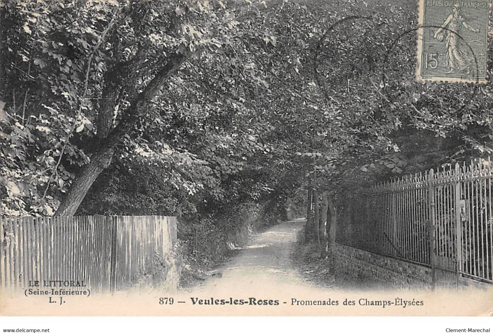 VEULES LES ROSES - Promenades Des Champs Elysées - Très Bon état - Veules Les Roses