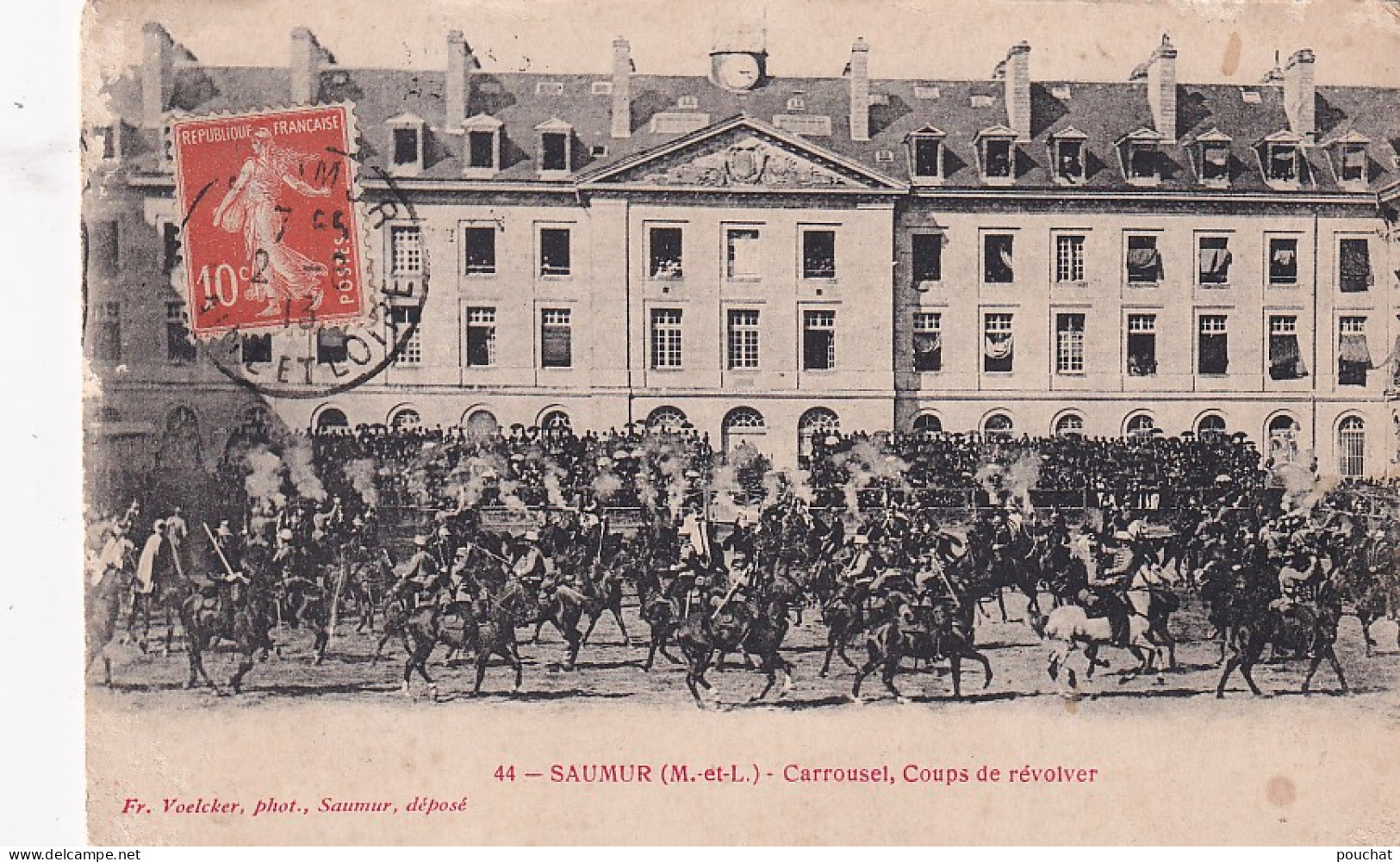 VE Nw-(49) SAUMUR - CARROUSEL , COUPS DE REVOLVER - CAVALERIE - Saumur