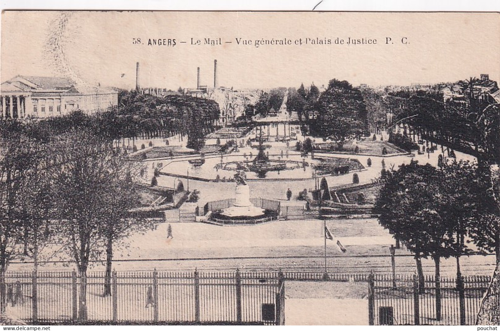 VE Nw-(49) ANGERS - LE MAIL - VUE GENERALE ET PALAIS DE JUSTICE - Angers