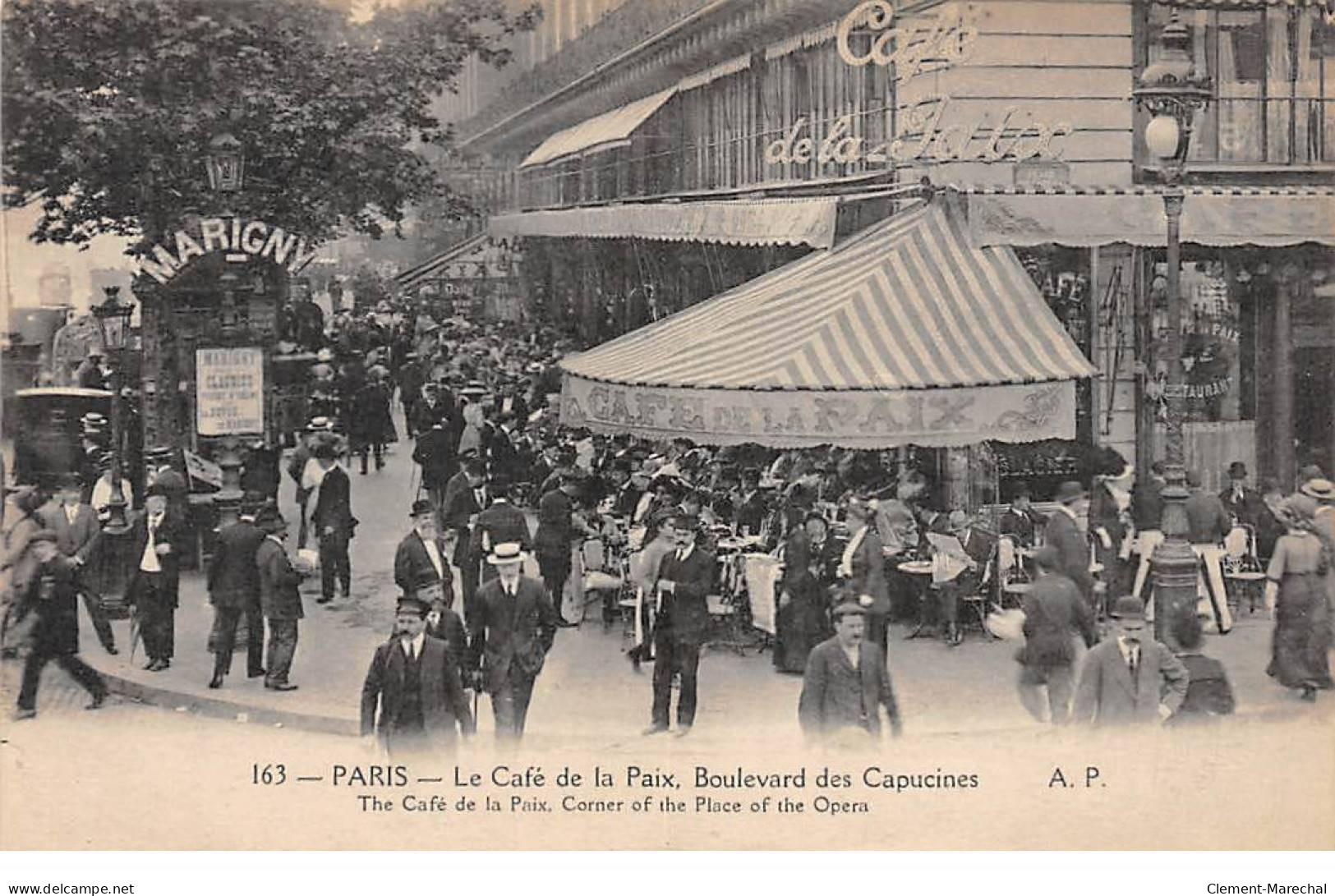 PARIS - Le Café De La Paix - Boulevard Des Capucines - Très Bon état - Cafés, Hotels, Restaurants