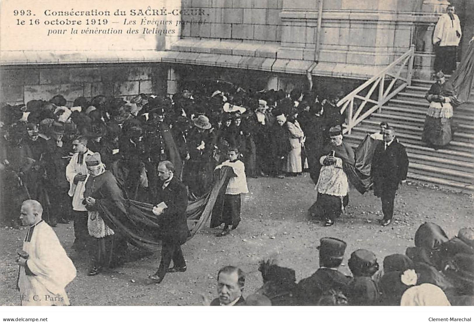 PARIS - Consécration Du Sacré Coeur Le 16 Octobre 1919 - Les Evêques - Très Bon état - Sacré Coeur