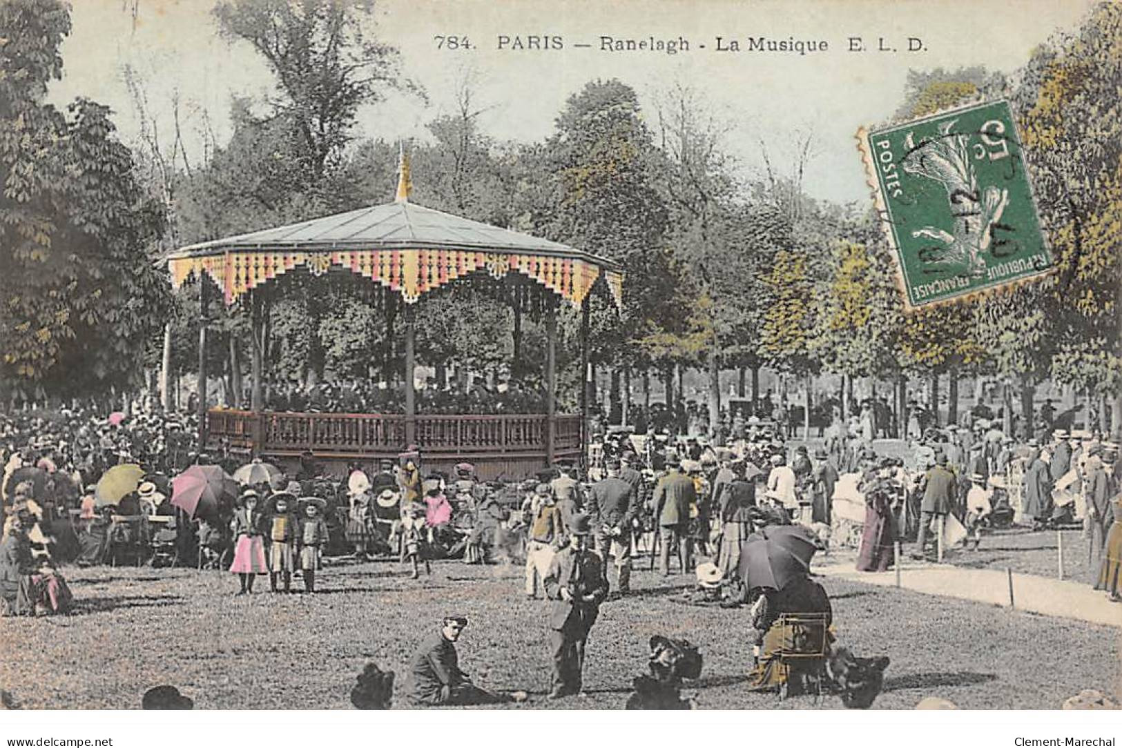 PARIS - Ranelagh - La Musique - Très Bon état - Parcs, Jardins