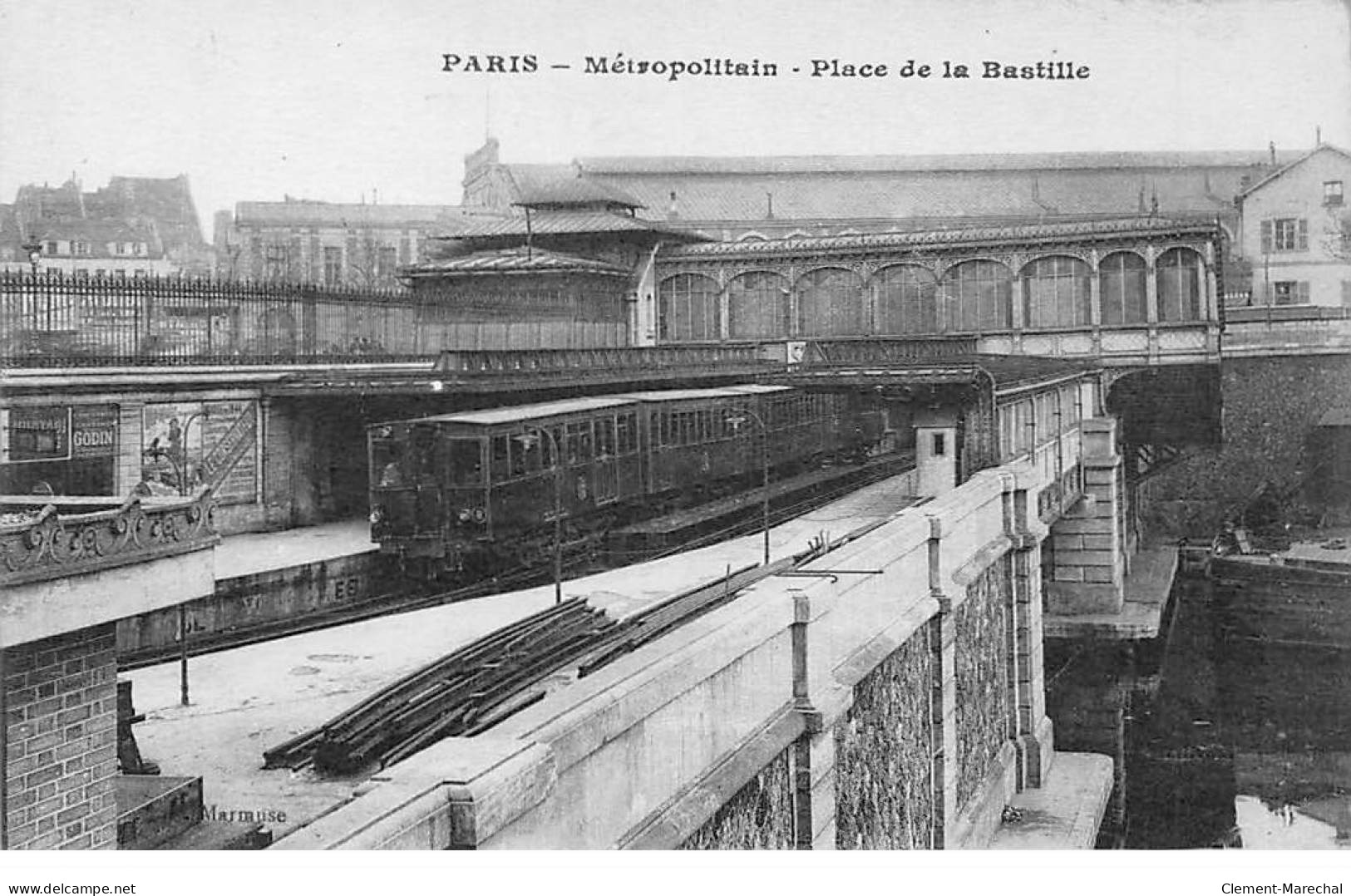 PARIS - Métropolitain - Place De La Bastille - Très Bon état - Metro, Stations