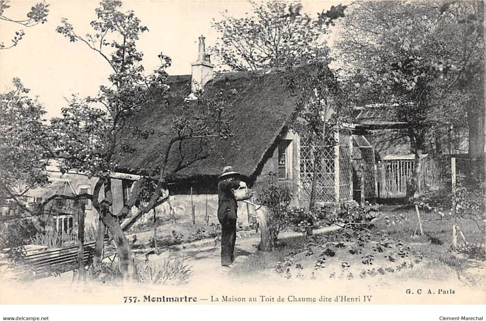 PARIS - Montmartre - La Maison Au Toit De Chaume Dite D'Henri IV - Très Bon état - Arrondissement: 18