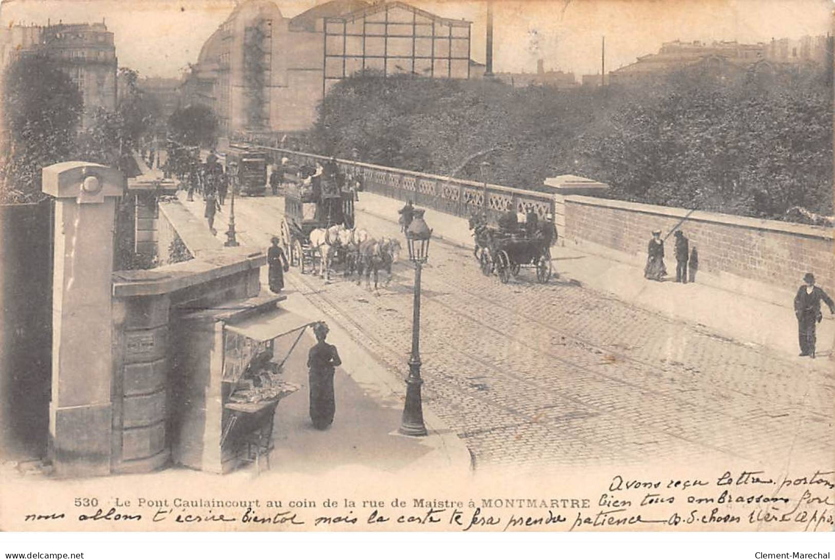PARIS - Le Pont Caulaincourt Au Coin De La Rue De Maistre à Montmartre - état - Paris (18)