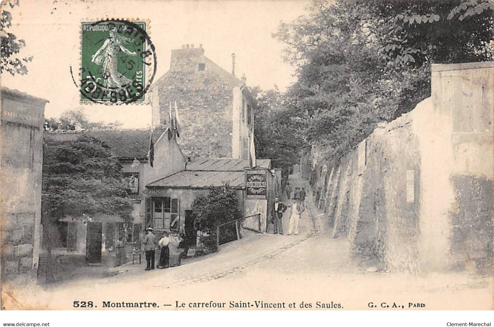 PARIS - Montmartre - Le Carrefour Saint Vincent Et Des Saules - état - Distretto: 18