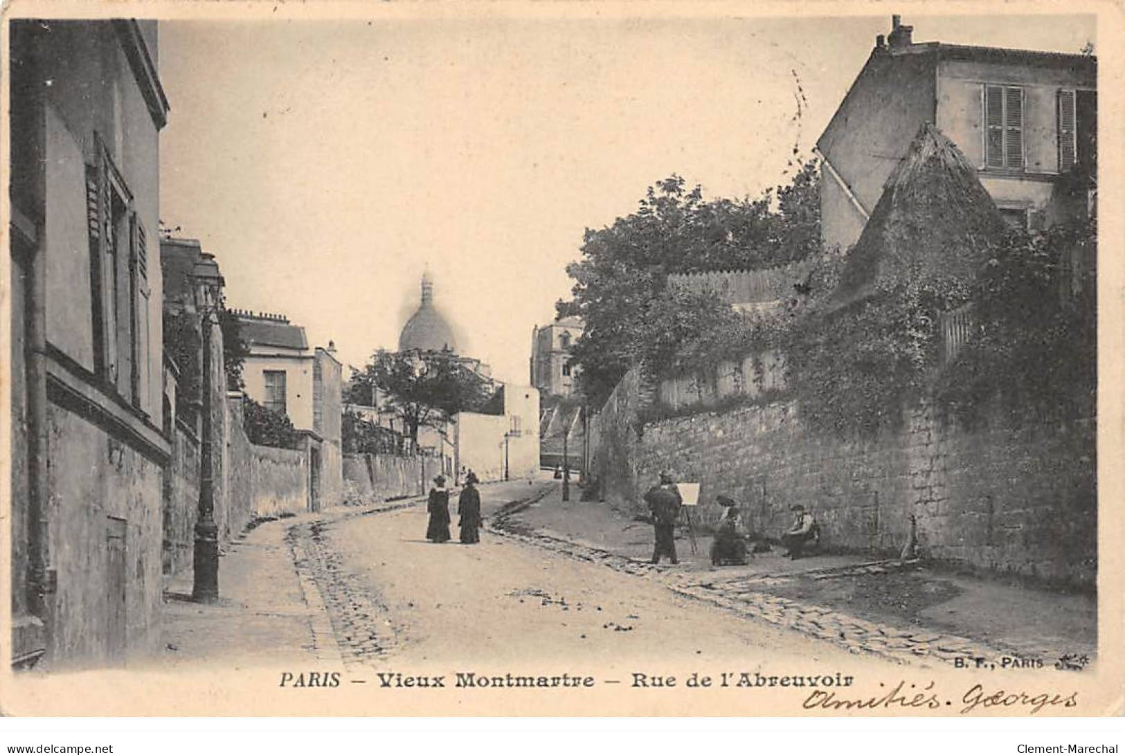 PARIS - Vieux Montmartre - Rue De L'Abreuvoir - Très Bon état - Arrondissement: 18