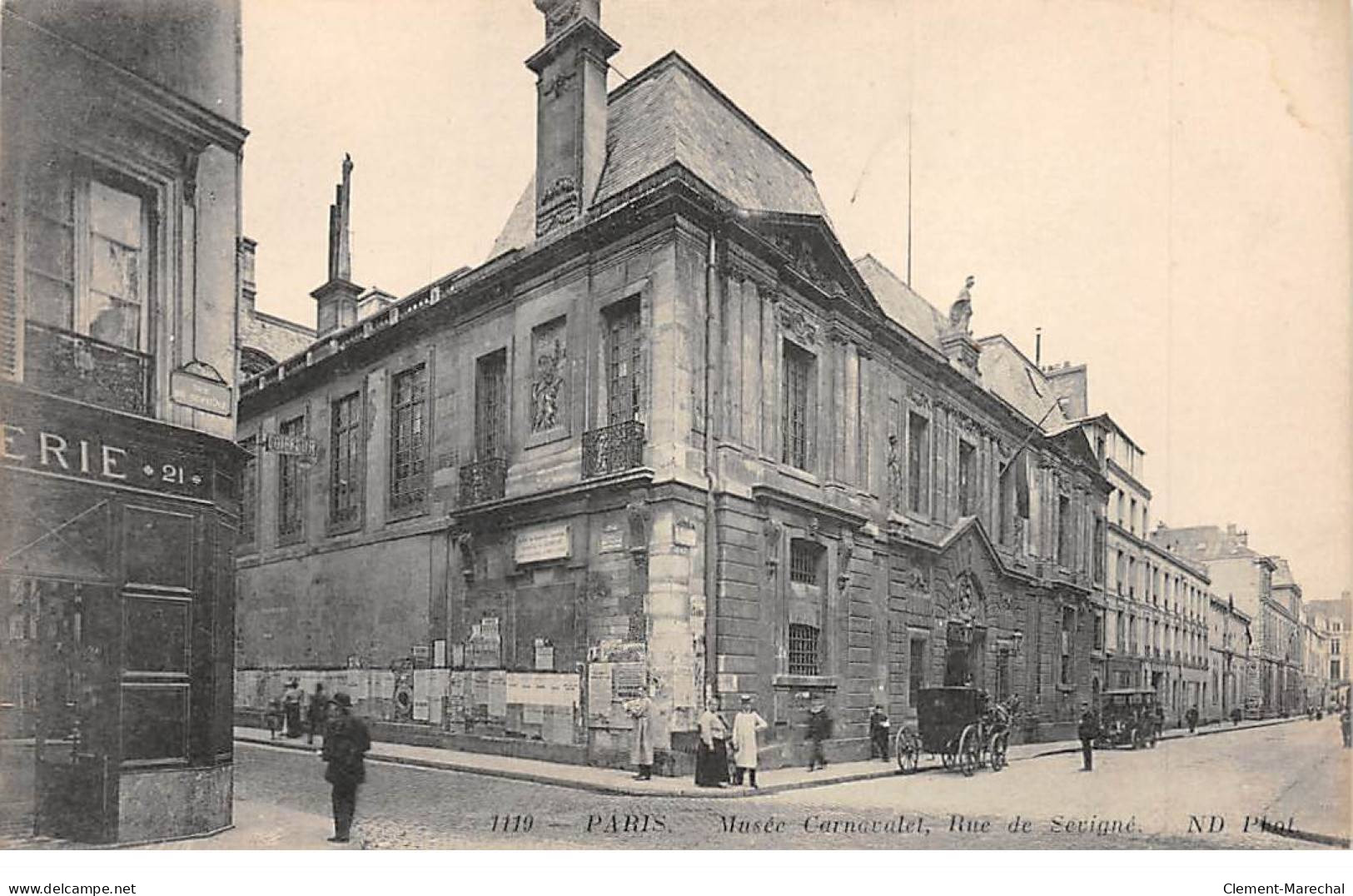 PARIS - Musée Carnavalet - Rue De Sévigné - Très Bon état - Musei