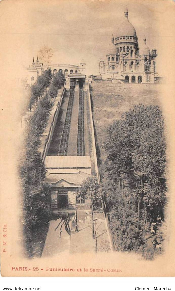 PARIS - Funiculaire Et Le Sacré Coeur - état - Sacré-Coeur