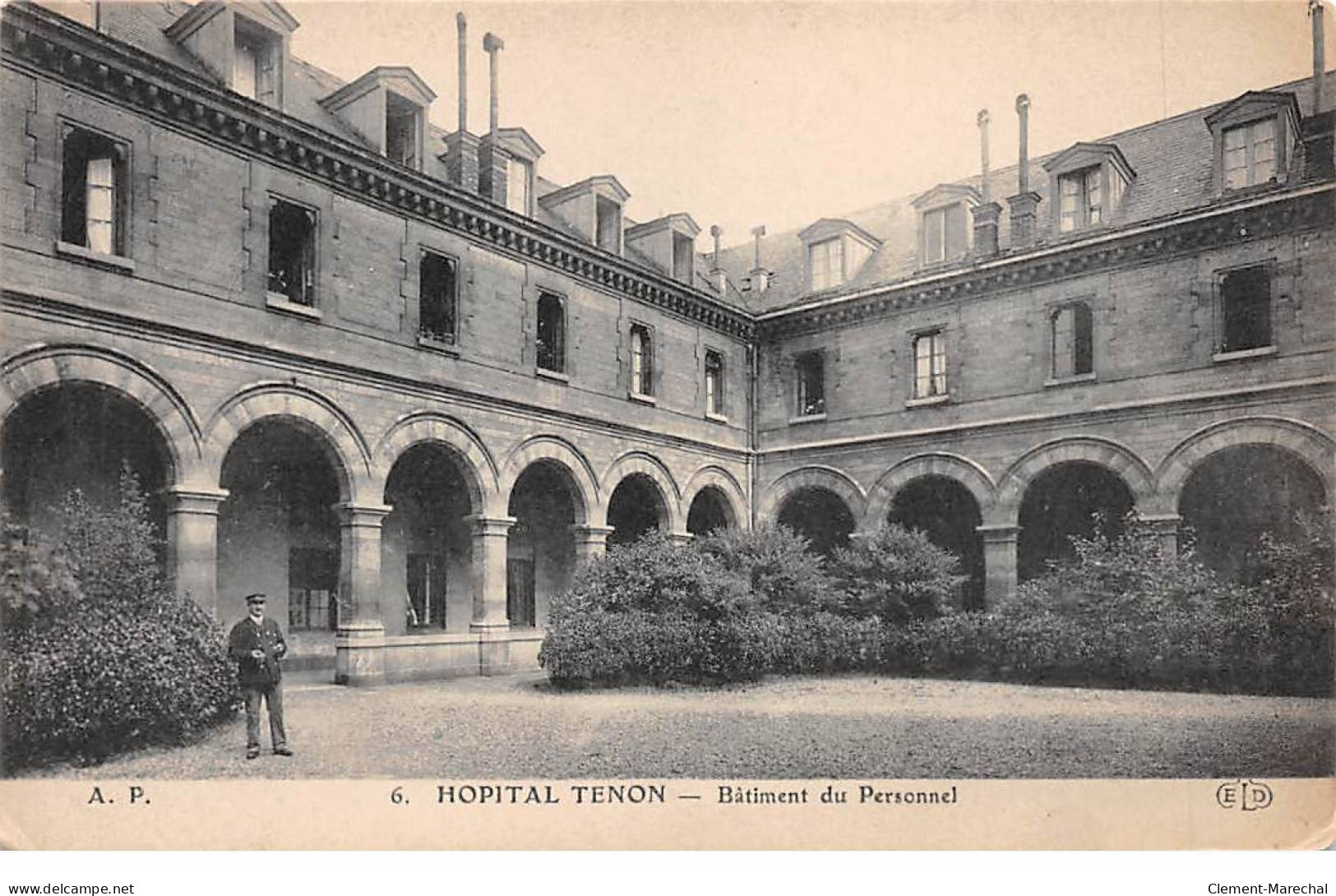 PARIS - Hôpital Tenon - Bâtiment Du Personnel - Très Bon état - Autres & Non Classés