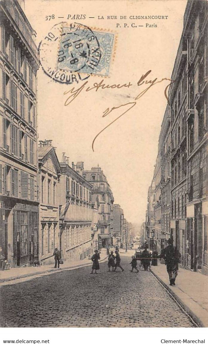 PARIS - La Rue De Clignancourt - Très Bon état - Arrondissement: 18