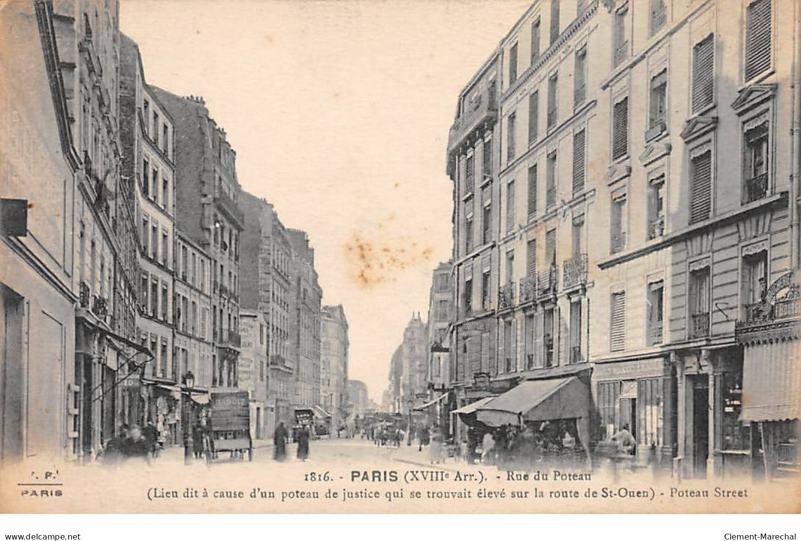 PARIS - Rue Du Poteau - Très Bon état - Arrondissement: 18