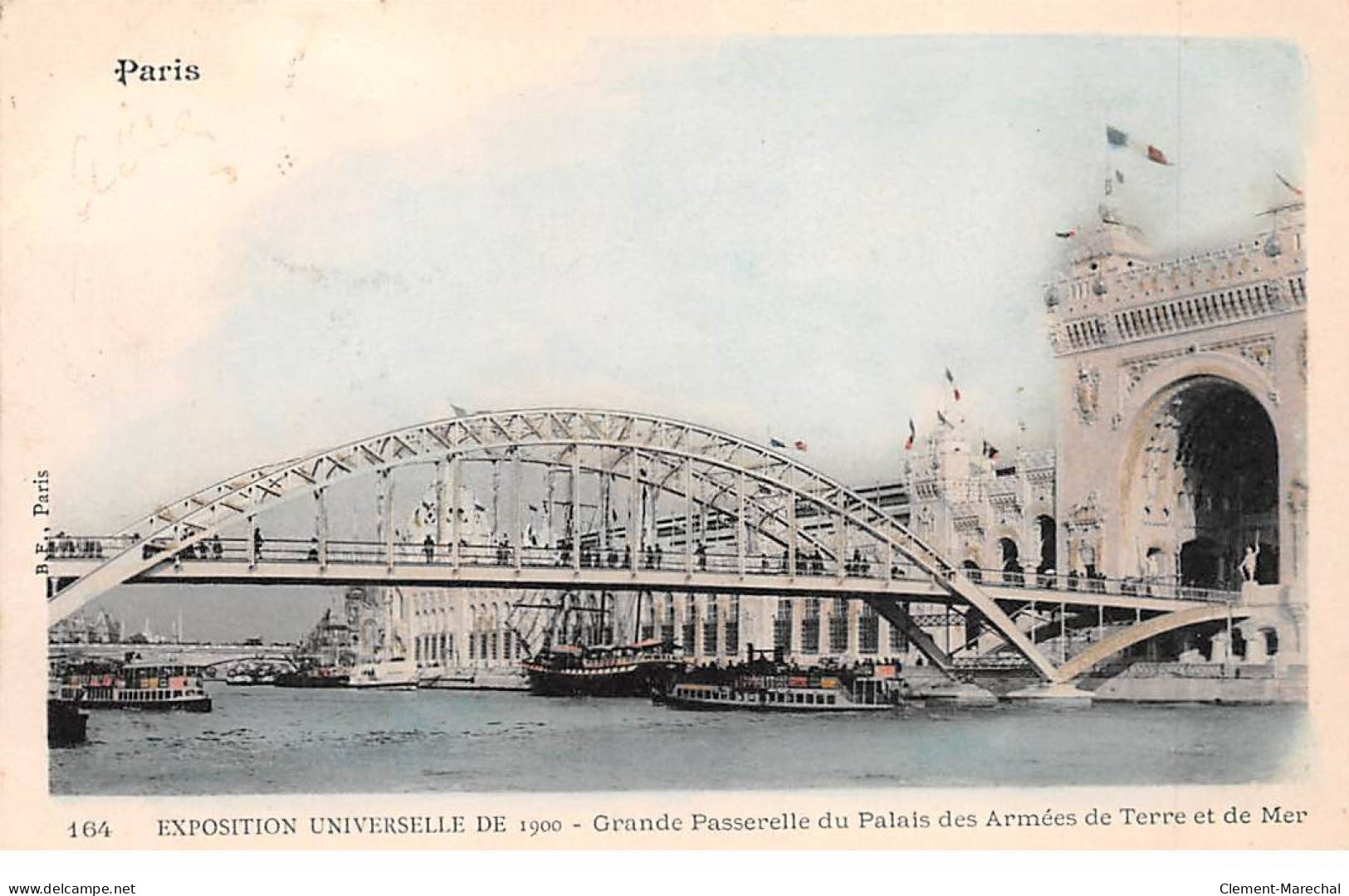 PARIS - Exposition Universelle De 1900 - Grande Passerelle Du Palais Des Armées De Terre Et De Mer - Très Bon état - Mostre