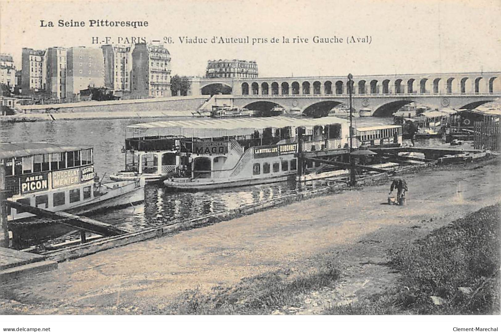 PARIS - Viaduc D'Auteuil Pris De La Rive Gauche - état - Bridges