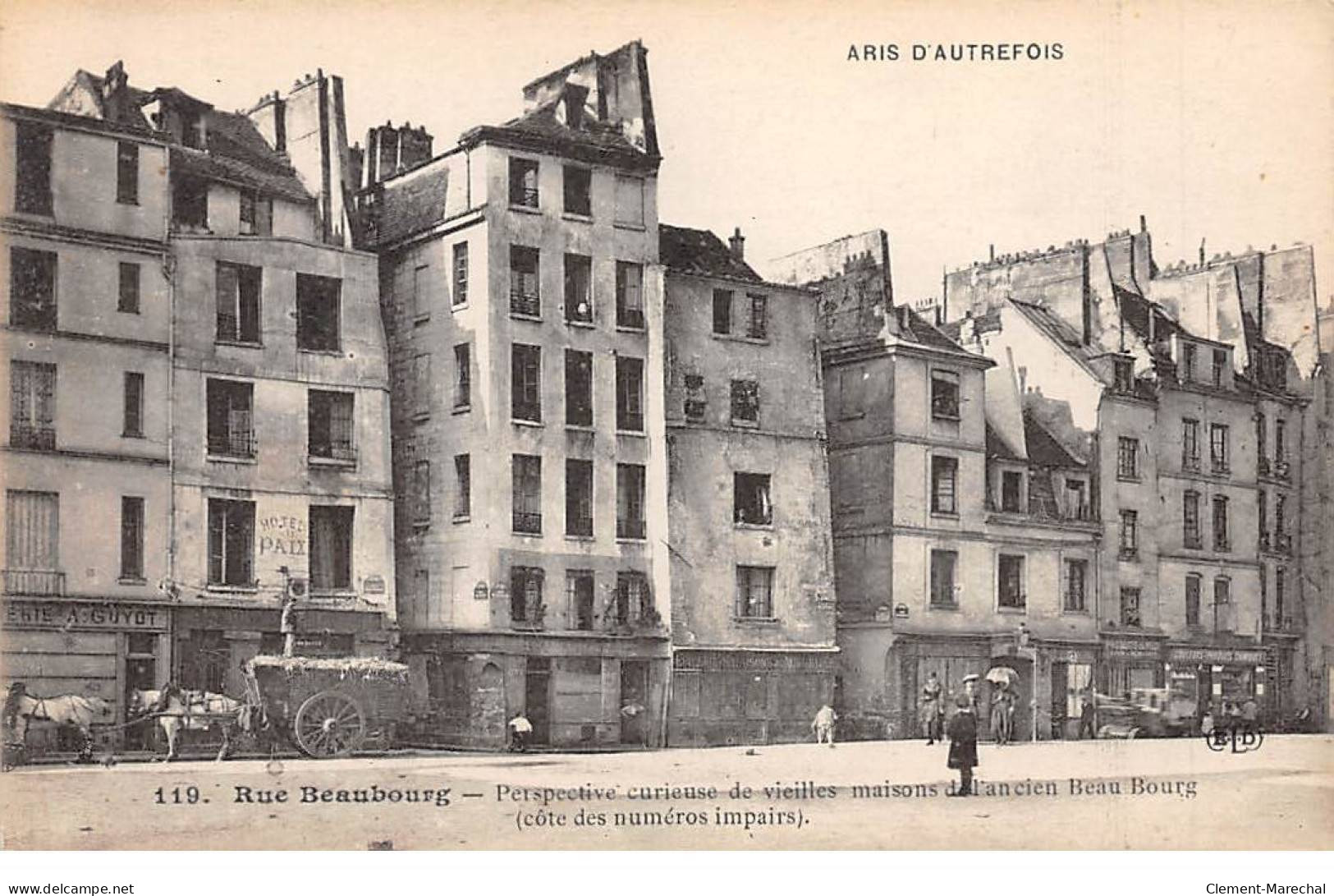 PARIS - Paris D'Autrefois - Rue Beaubourg - Très Bon état - Autres & Non Classés