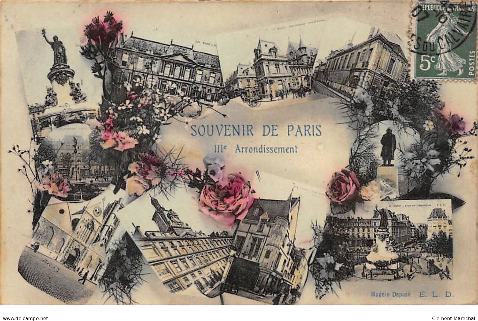 PARIS - Souvenir De Paris - 3e Arrondissement - Très Bon état - Arrondissement: 03