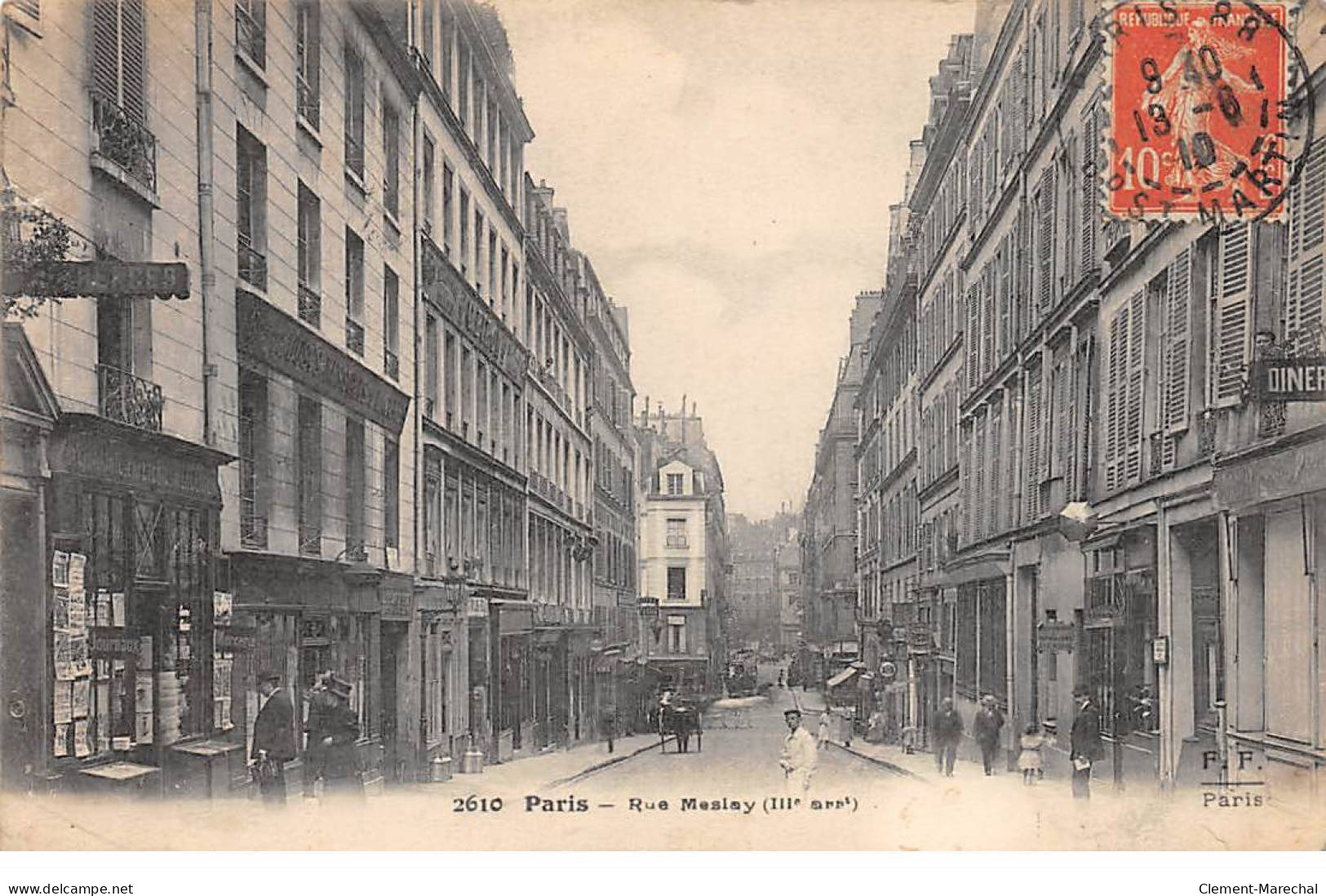 PARIS - Rue Meslay - état - Paris (03)