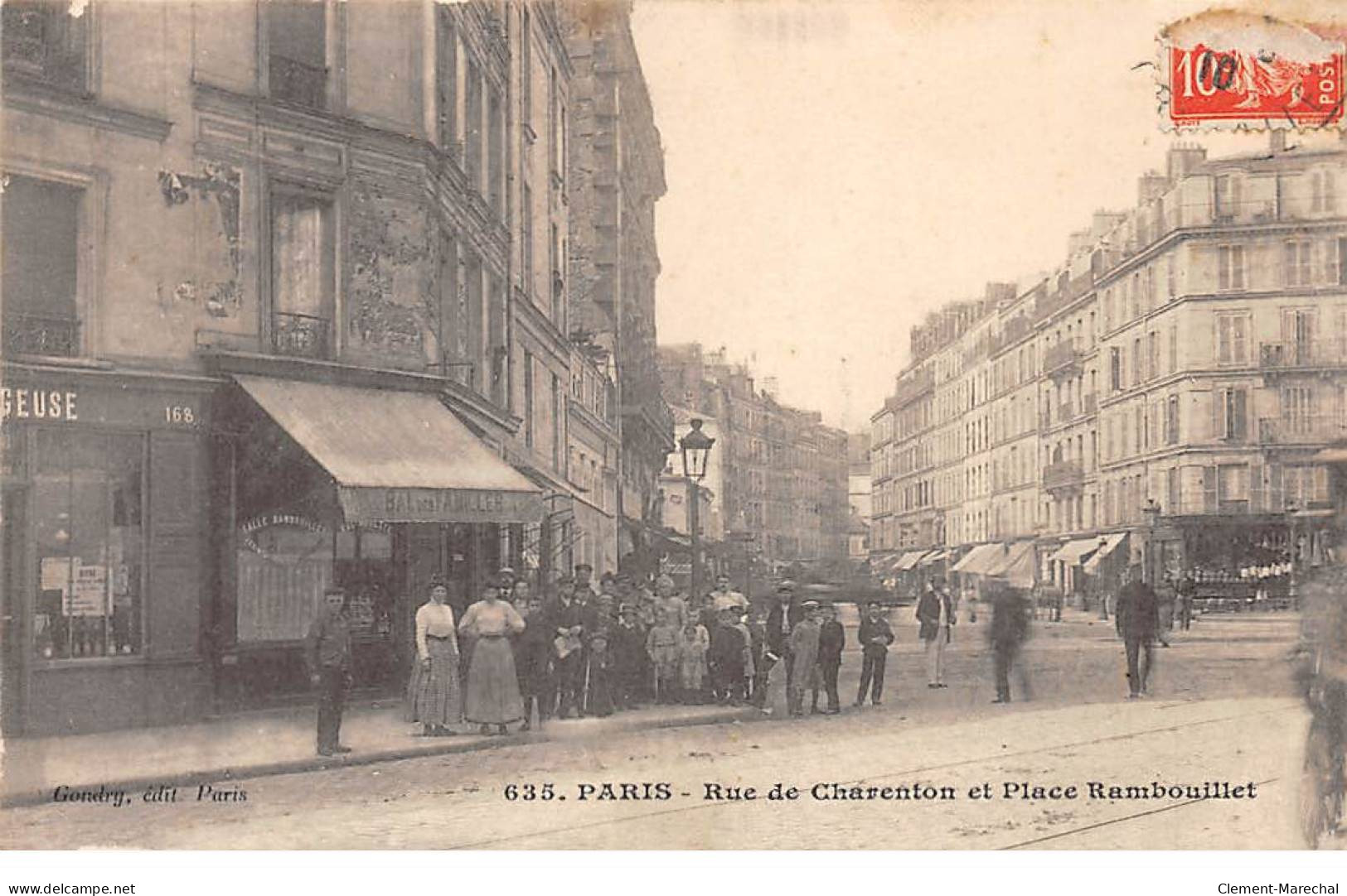 PARIS - Rue De Charenton Et Place Rambouillet - Très Bon état - Autres & Non Classés