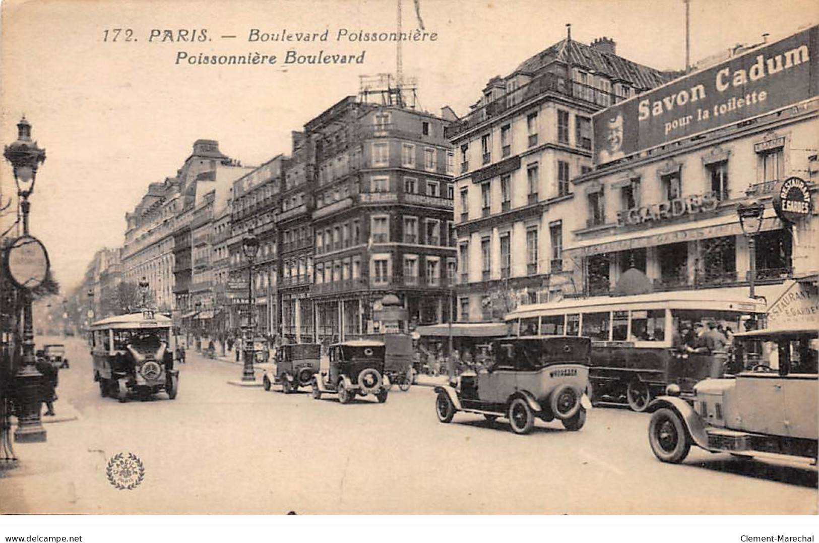 PARIS - Boulevard Poissonnière - Très Bon état - Autres & Non Classés
