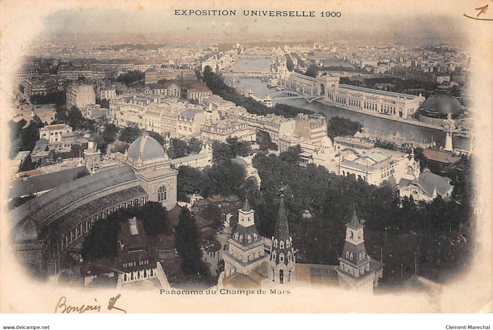 PARIS - Exposition Universelle 1900 - Panorama Du Champ De Mars - état - Mostre