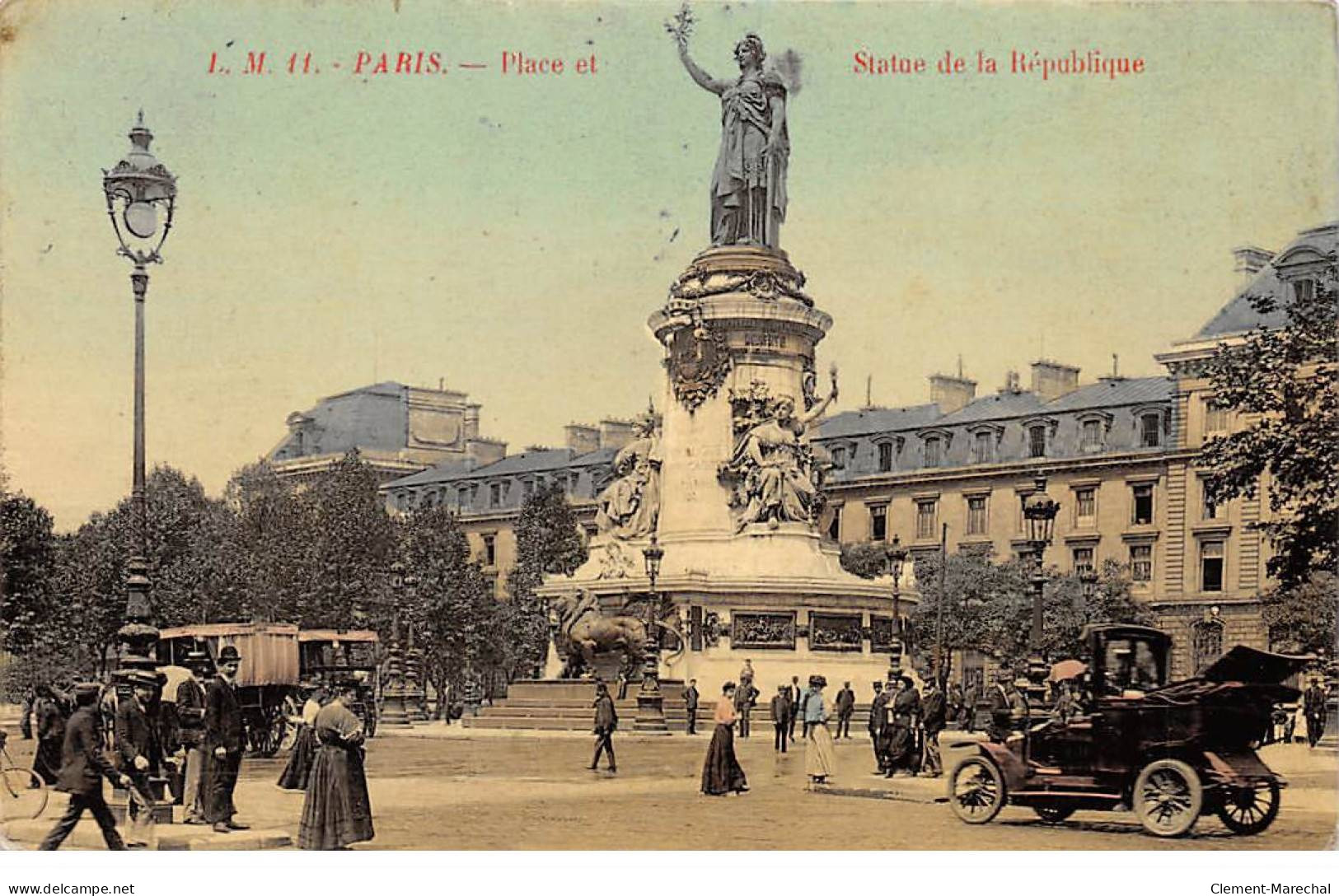 PARIS - Place Et Statue De La République - Très Bon état - Plätze