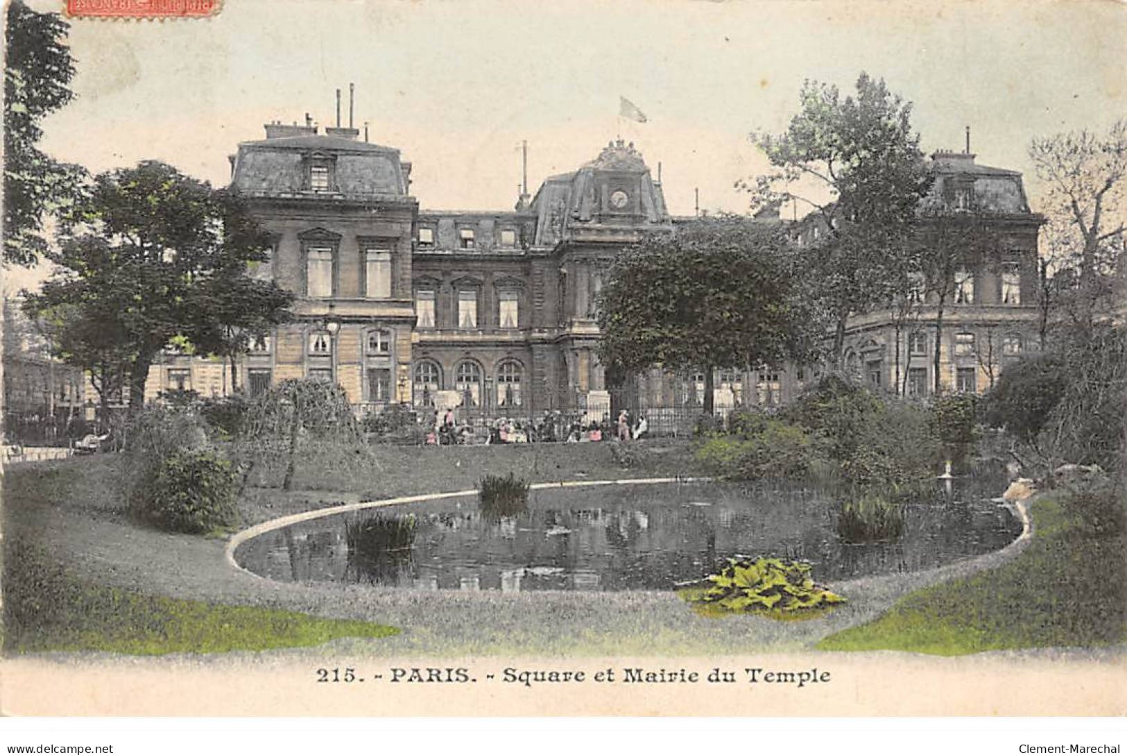 PARIS - Square Et Mairie Du Temple - Très Bon état - Places, Squares