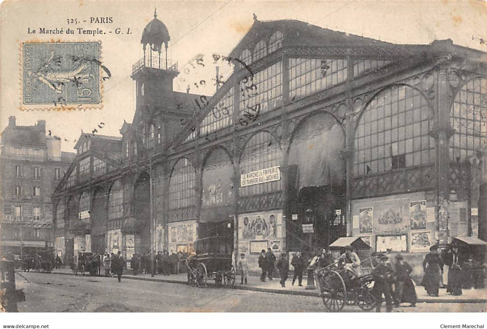 PARIS - Le Marché Du Temple - Très Bon état - Autres & Non Classés