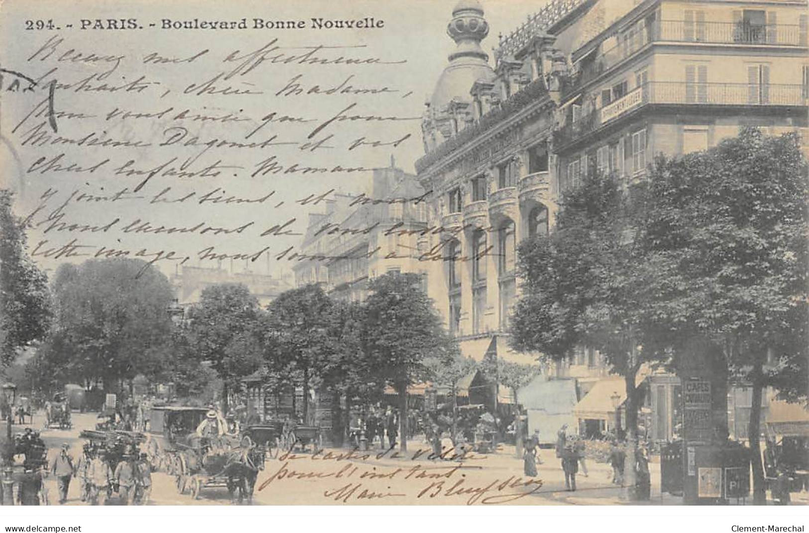 PARIS - Boulevard Bonne Nouvelle - Très Bon état - Sonstige & Ohne Zuordnung